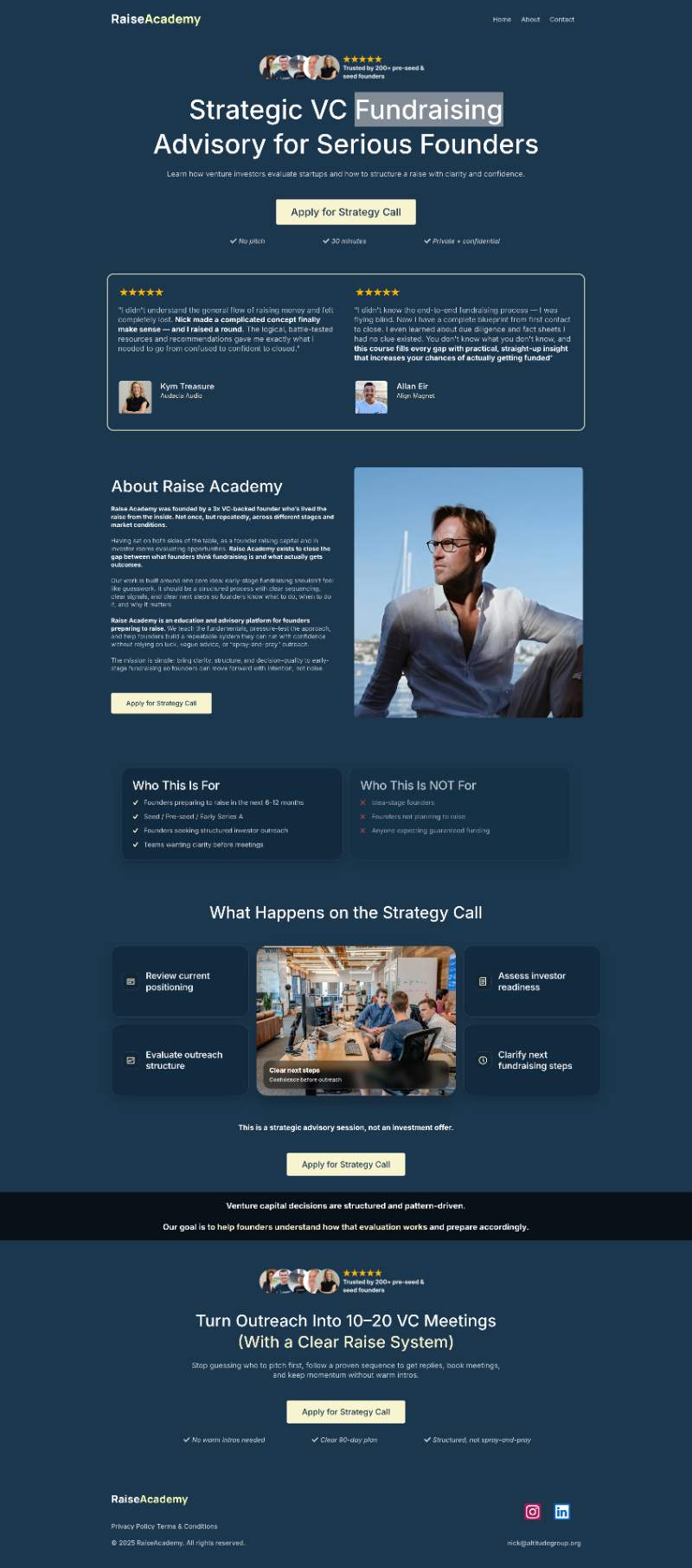 VC Fundraising Advisory