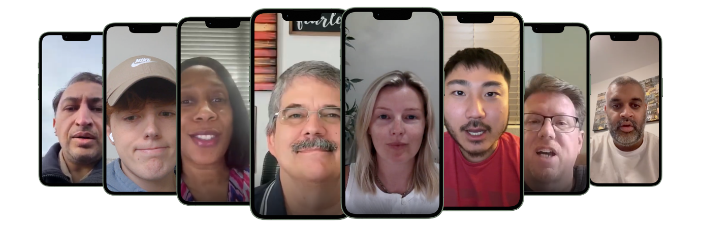Client video testimonials